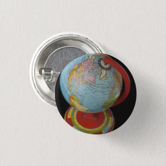 Spinning Globe Button (Vorne & Hinten)
