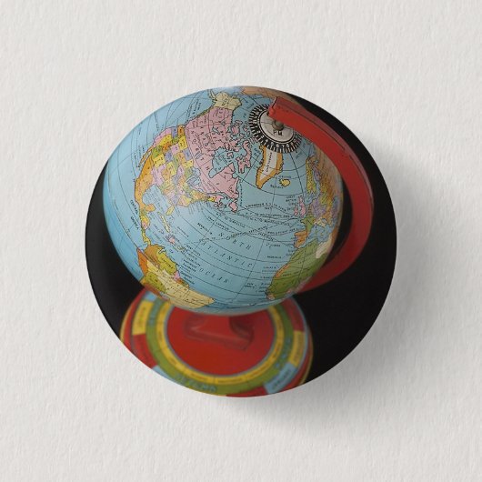 Spinning Globe Button (Vorderseite)