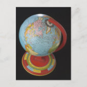 Spinning Globe Postkarte (Vorderseite)