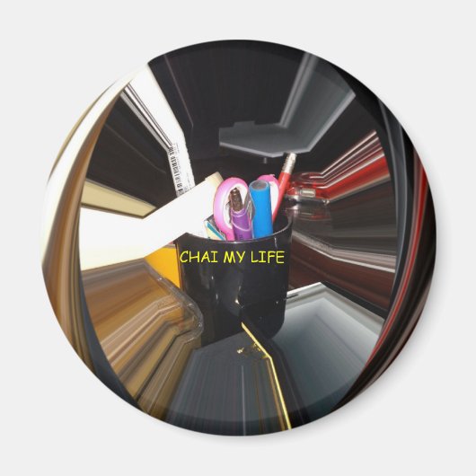 Spinning Office Essentials Moderne Wanddekoration Magnet (Vorne)