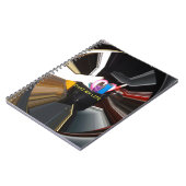 Spinning Office Essentials Moderne Wanddekoration Notizblock (Linke Seite)