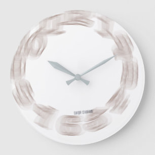 Spinning-Out-of-Kontrolle Geek Große Wanduhr