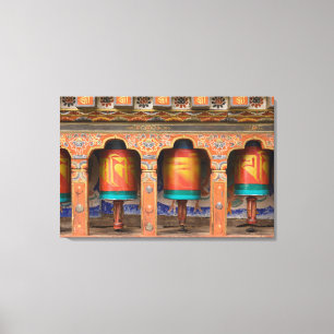 Spinning Prayer Wheels Leinwanddruck