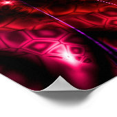 Spinning Rainbow Spiral Poster (Ecke)