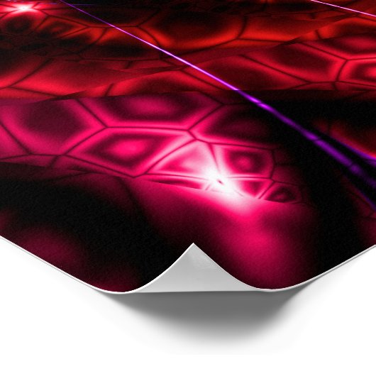 Spinning Rainbow Spiral Poster (Ecke)