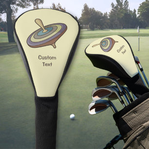 Spinning Top Golf Head Cover Headcover