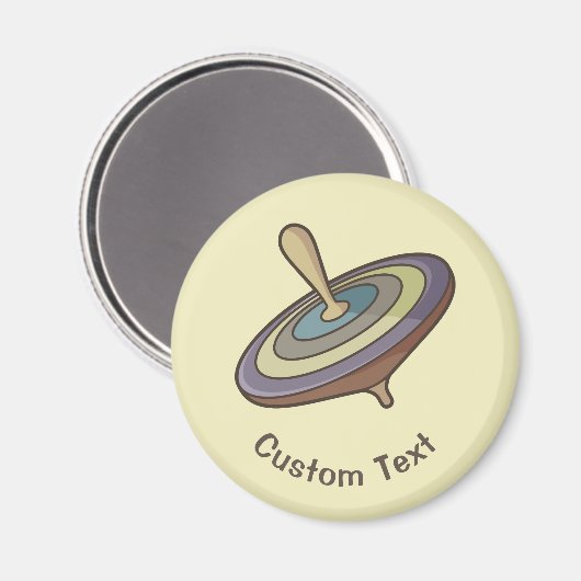 Spinning Top Magnet (Vorderseite/Rückseite)