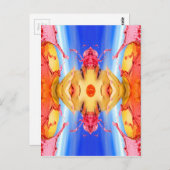 Spinning Top Postkarte (Vorne/Hinten)