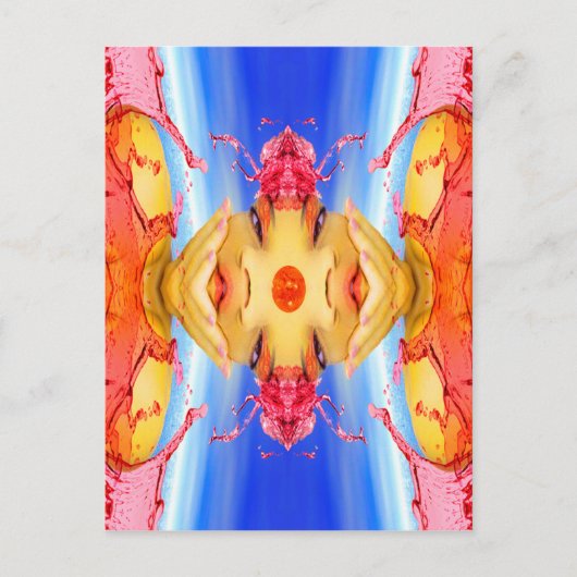 Spinning Top Postkarte (Vorderseite)