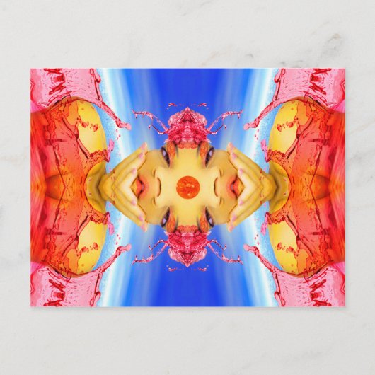 Spinning Top Postkarte (Vorderseite)