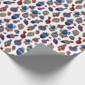 Spinning Tops Toys Geschenkpapier (Ecke)