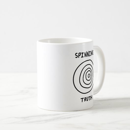 Spinning Truth Kaffeetasse (VorderseiteRechts)