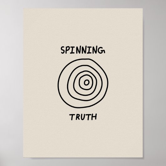 Spinning Truth Poster (Vorne)