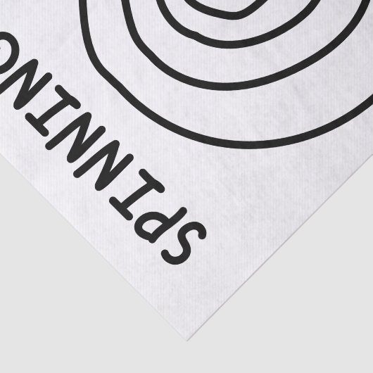 Spinning Truth Seidenpapier (Ausschnitt)