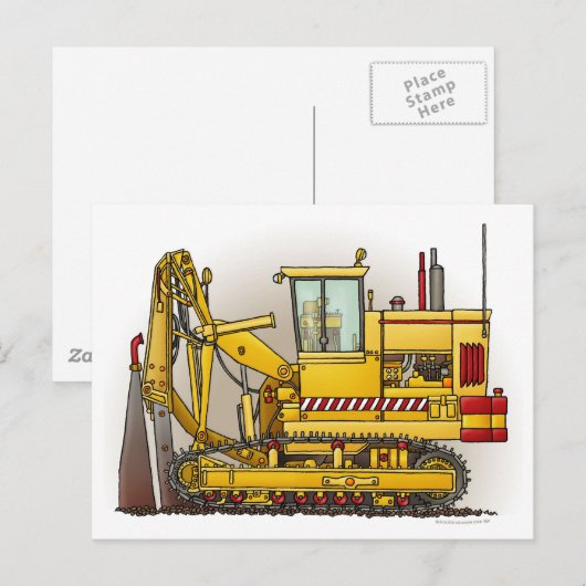 Spinnmaschine Postkarte (Vorne/Hinten)