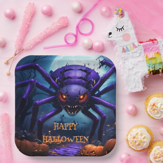 Spinnmonster-Papierplatte Pappteller (Party)