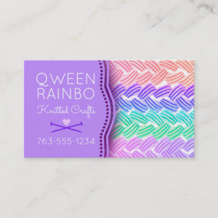 Spinnnadeln, hausgemachte Nähte Visitenkarte