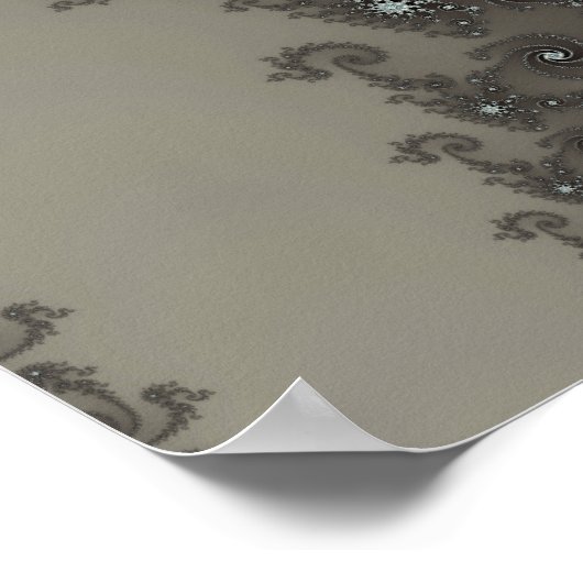 Spinnrad - Fraktal Poster (Ecke)