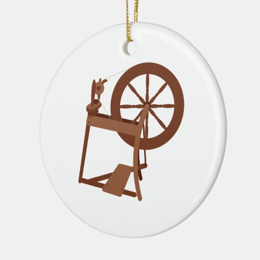 Spinnrad Keramikornament (Links)