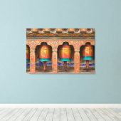 Spinnrad Leinwanddruck (Insitu (Holzboden))