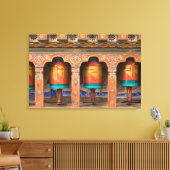 Spinnrad Leinwanddruck (Insitu (Wohnzimmer))