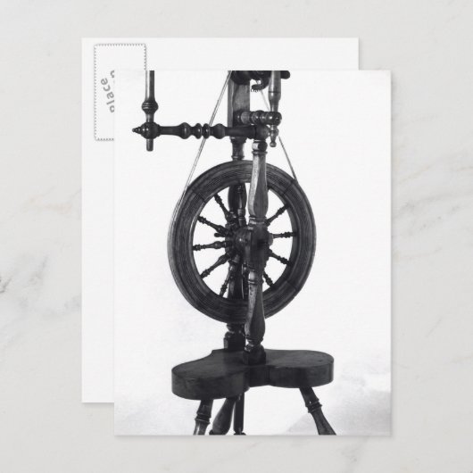 Spinnrad Postkarte (Vorne/Hinten)