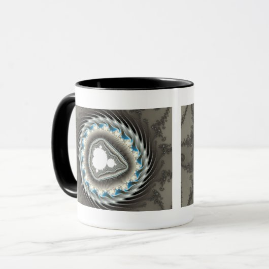 Spinnrad - Tasse des Fraktals (Vorderseite Links)