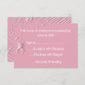 Spinnweben und weiße Spinnen RSVP-Karten RSVP Karte (Vorne/Hinten)