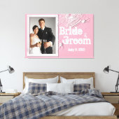 Spinnweben und weiße Spinnen verkeilen die Leinwan Leinwanddruck (Insitu (Schlafzimmer))