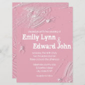 Spinnweben und weiße Spinnen zum Hochzeitsempfang Einladung (Vorne/Hinten)