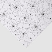 Spinnwebmuster auf Weißzettel Seidenpapier (Ausschnitt)