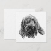 Spinone-Abendessen-Einladung Einladung (Vorne/Hinten)