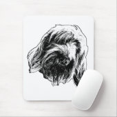Spinone Arbeit Ruhig Mousepad (Mit Mouse)