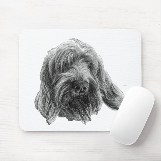 Spinone-Arbeitswiese Mousepad (Mit Mouse)
