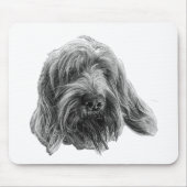 Spinone-Arbeitswiese Mousepad (Vorne)