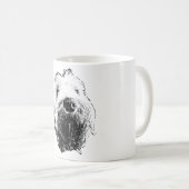 Spinone Emblem Kaffeetasse (VorderseiteRechts)