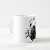 Spinone Emblem Kaffeetasse (Vorderseite Links)