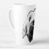 Spinone Emblem Milchtasse (Linke Ecke)
