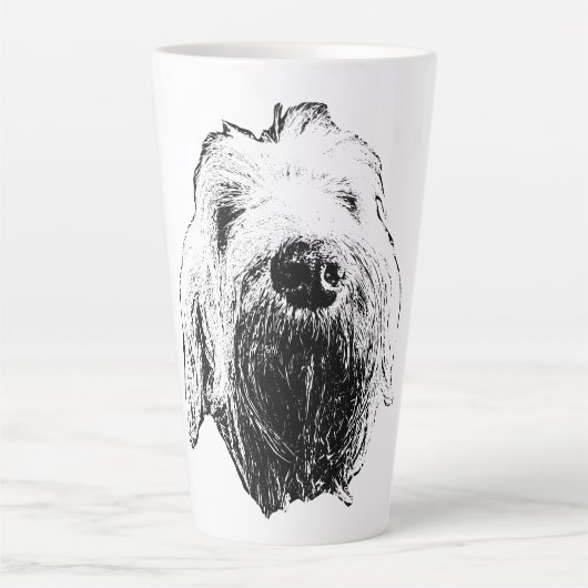 Spinone Emblem Milchtasse (Vorderseite)