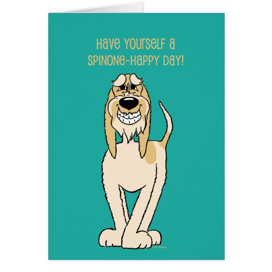Spinone hell Smile Karte