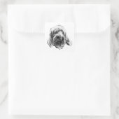 Spinone Italiano Art Sticker (Tasche)