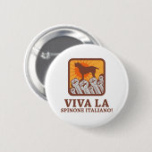 Spinone Italiano Button (Vorne & Hinten)