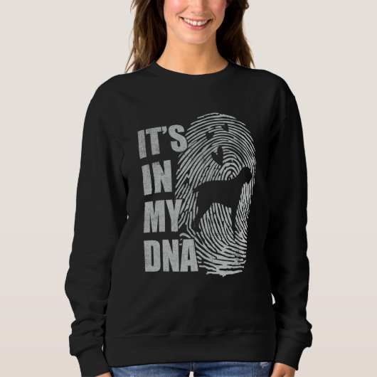 Spinone Italiano DNA Dog Mom Dad Dog Sweatshirt (Vorderseite)