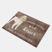 Spinone Italiano Dog Personalisiert Door Mat Fußmatte (Schrägansicht)
