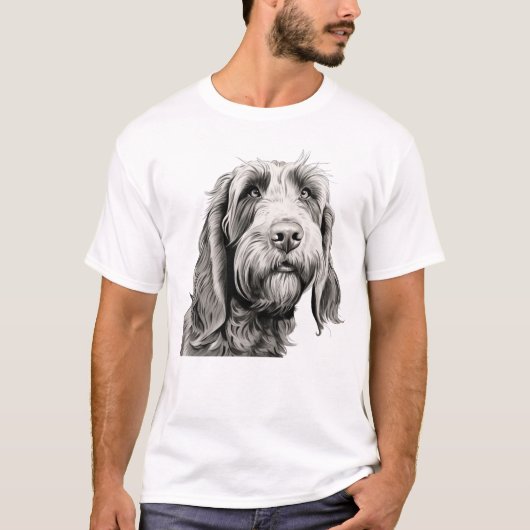 Spinone Italiano Dog T-Shirt (Vorderseite)