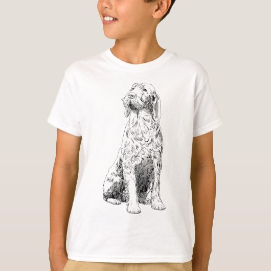 Spinone Italiano Dog T-Shirt (Vorderseite)