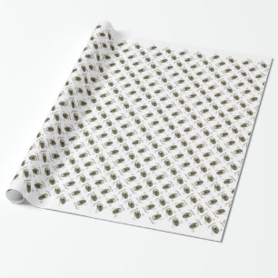Spinone Italiano Geschichtsdesign Geschenkpapier