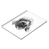 Spinone Italiano-Hunde-Notizbuch Notizblock (Linke Seite)