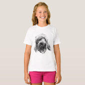 Spinone Italiano Ink Art T-Shirt (Vorne ganz)