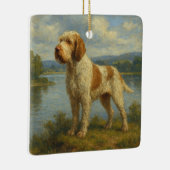 Spinone Italiano Keramikornament (Rechts)